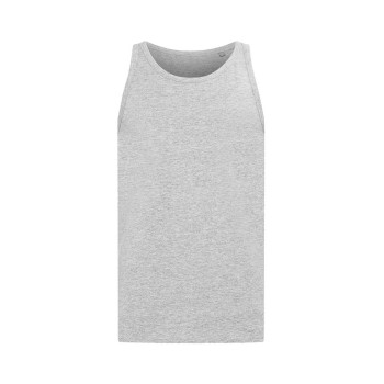 Stedman Tank Top For Men Gråmelerad bomuld Medium Herre