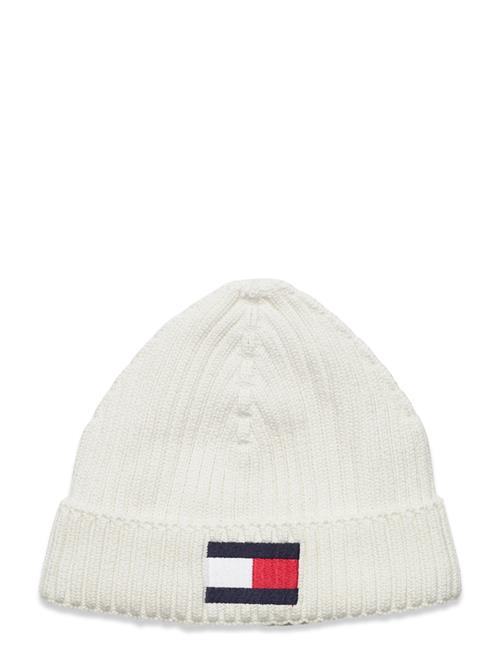 Tommy Hilfiger Fleece Big Flag Beanie Tommy Hilfiger White