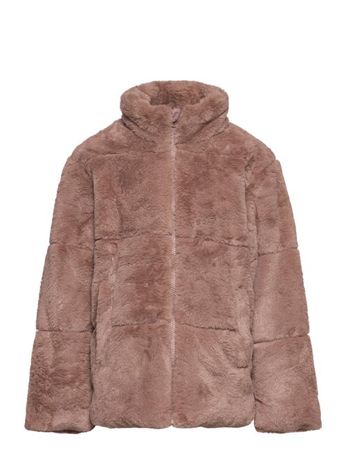 Se name it Nkfmosa Fake Fur Jacket Pb Name It Brown ved Booztlet