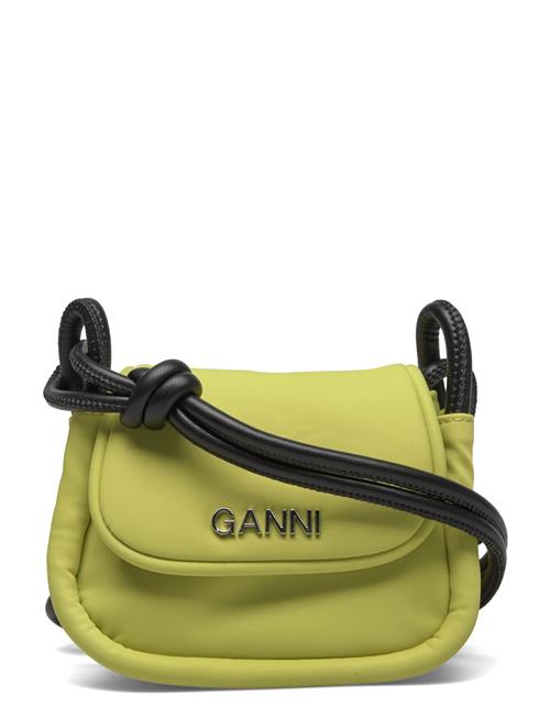 Ganni Knot Mini Flap Over Ganni Green