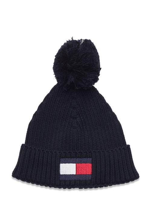 Tommy Hilfiger Big Flag Pom Pom Beanie Tommy Hilfiger Navy