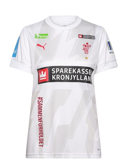 Se PUMA Dansk Håndbold Away Jersey W PUMA White ved Booztlet