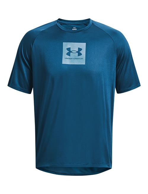 Se Under Armour Ua Tech Prt Fill Ss Under Armour Blue ved Booztlet