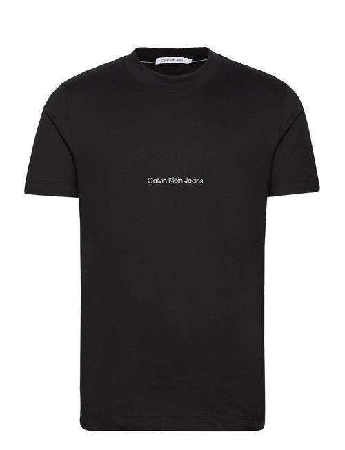 Se Calvin Klein Jeans Institutional Tee Calvin Klein Jeans Black ved Booztlet