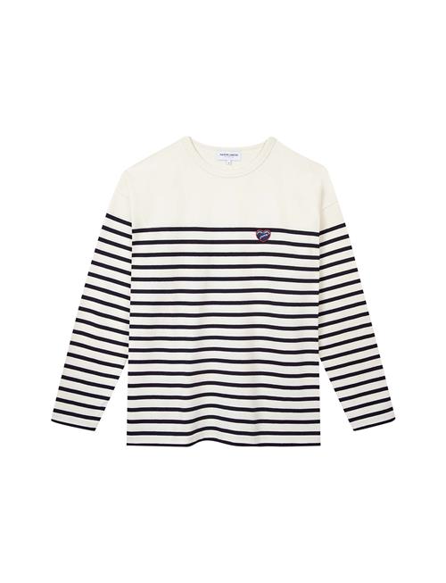 Se Maison Labiche Paris Montpar Patch Coeur/Gots Maison Labiche Paris Navy ved Booztlet