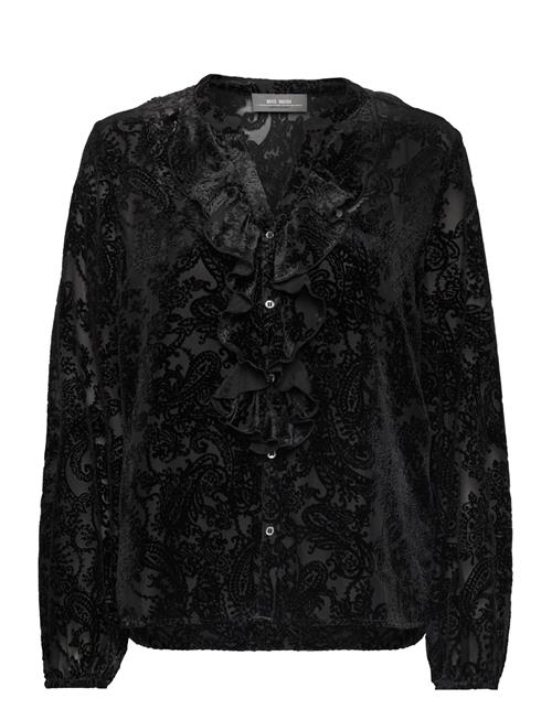 MOS MOSH Mmleta Velvet Shirt MOS MOSH Black