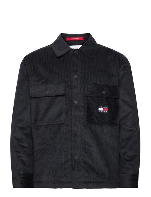 Tommy Jeans Tjm Sherpa Lined Cord Overshirt Tommy Jeans Black