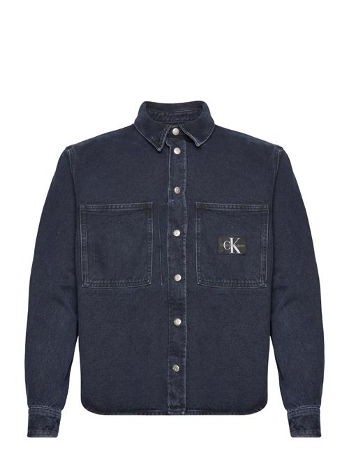 Calvin Klein Jeans Relaxed Linear Denim Shirt Calvin Klein Jeans Navy