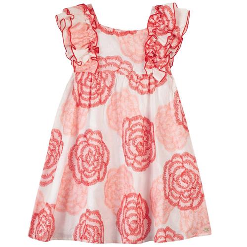 Se Tartine et Chocolat Blomstret Kjole Hvid | Rød | 2 years ved Babyshop