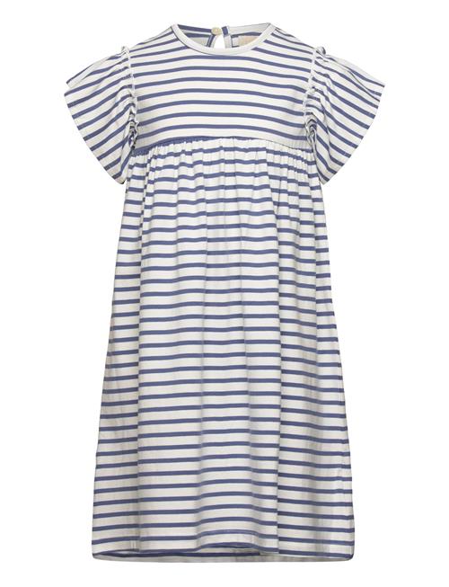 Creamie Dress Ss Stripe Creamie Blue