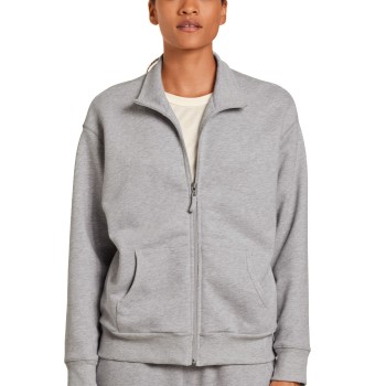 Calida Calida Circular Lounge Jacket Gråmelerad bomuld X-Small Dame