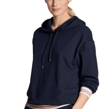 Se Calida Calida Favourites Lounge Hoodie Mørkblå bomuld Medium Dame ved Timarco