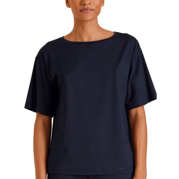 Calida DSW Balancing Short Sleeve Shirt Mørkblå modal XX-Small Dame