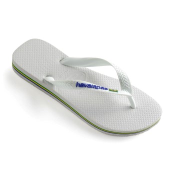 Havaianas Brasil Logo Hvid Str 45/46