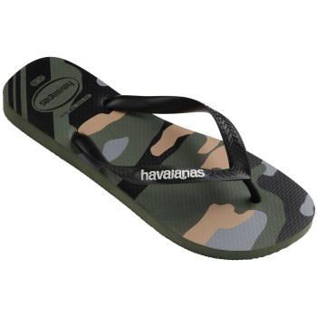 Se Havaianas Top Camo Steel Grøn Mønster Str 43/44 Herre ved Timarco