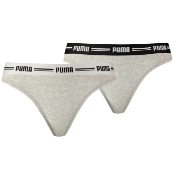 Puma Trusser 2P Iconic Solid String Grå Medium Dame