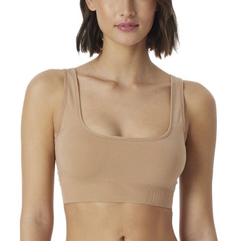 Schiesser Bh Bustier Seamless Top Beige polyamid Medium Dame