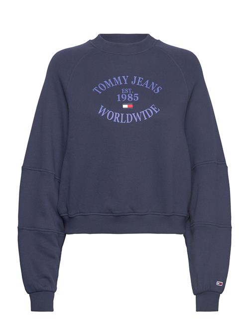 Tommy Jeans Tjw Rlx Worldwide Raglan Crew Tommy Jeans Navy