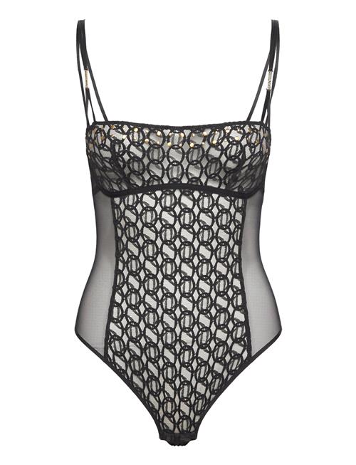 Se Chantelle X Metallx Bodysuit Chantelle X Black ved Booztlet