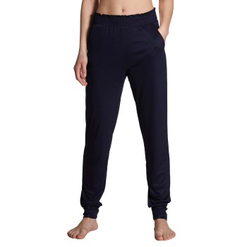 Se Calida Circular Sleep Pants Mørkblå tencel X-Small Dame ved Timarco