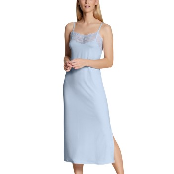 Se Calida Elegant Dreams Spaghetti Nightdress Lyseblå modal Large Dame ved Timarco