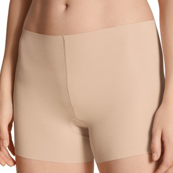 Calida Trusser Natural Skin Panty Short Leg Beige Large Dame