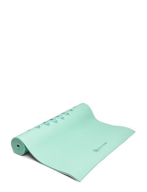 Se Gaiam Gaiam Marrakesh Yoga Mat 6Mm Premium Gaiam Blue ved Booztlet