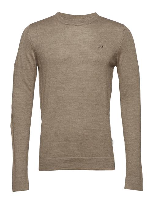 Se Lindbergh Merino Knit O-Neck Lindbergh Beige ved Booztlet