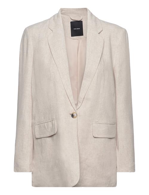 Vero Moda Vmvera Ls Linen Blazer Vero Moda Grey