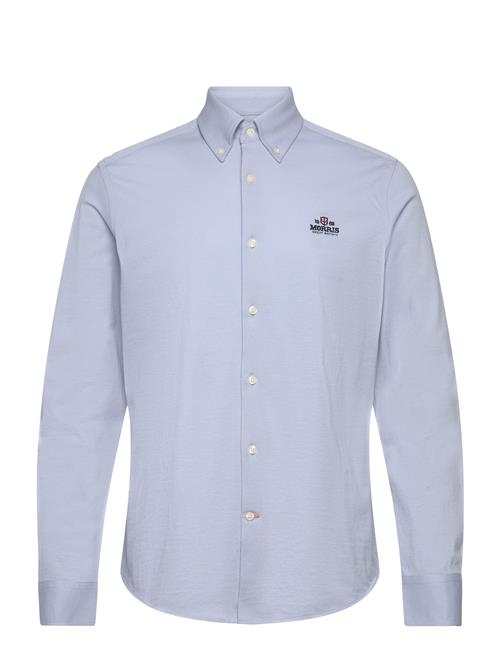 Morris Eddie Pique Shirt Morris Blue