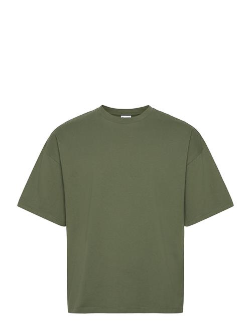 Se Selected Homme Slhboxy-Cfw 220 Tee Ex Selected Homme Khaki ved Booztlet