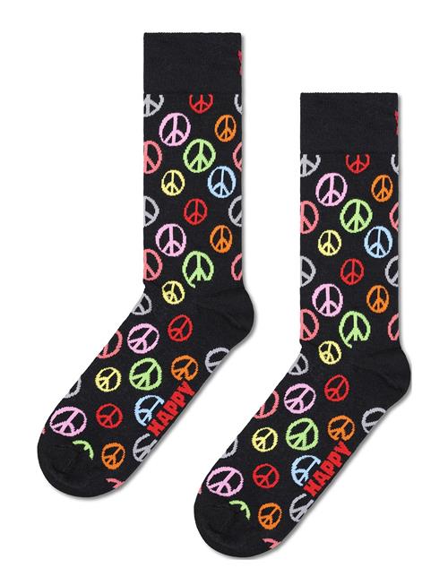 Happy Socks Peace Sock Happy Socks Black