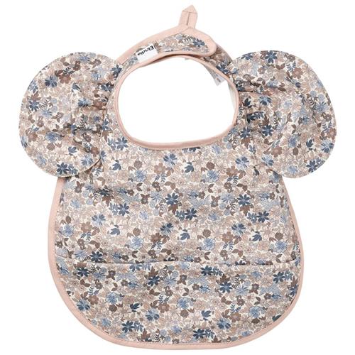 Se Elodie Blomstret Hagesmæk Blue Garden | Lyserød | 0-3 ved Babyshop