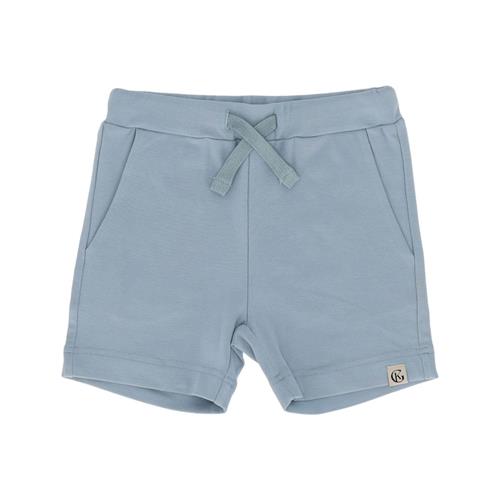 Se Gullkorn Design Villvette Shorts Blå | Blå | 116 cm ved Babyshop