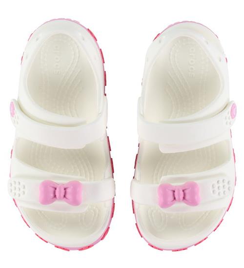 Se Crocs Crocs Sandal - Crocband Cruiser Pet Sandal T - Hvid/Pink Tweed ved KidsWorld