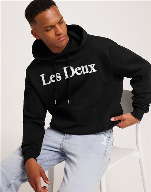 Les Deux Charles hoodie Hoodies Sort