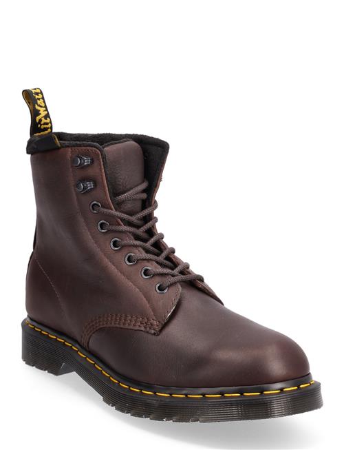 Se Dr. Martens 1460 Pascal Dark Brown Valor Wp Dr. Martens Brown ved Booztlet