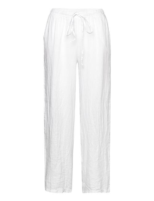 Cream Crbellis Linen Pant Cream White