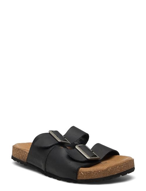 Jack & Jones Jfwlouis Leather Sandal Jack & J S Black