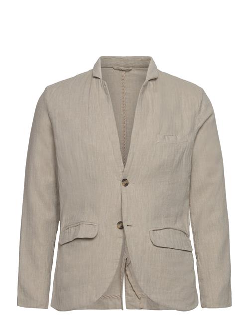 Cotton Linen Blazer Lindbergh Beige