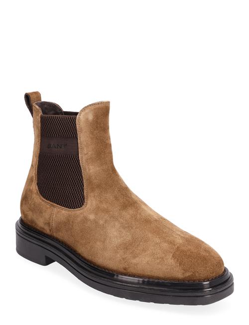 Se GANT Boggar Chelsea Boot GANT Brown ved Booztlet