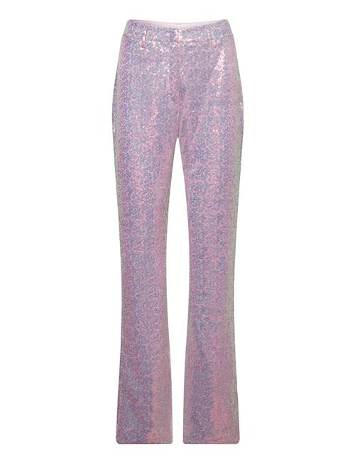 Se ROTATE Birger Christensen Sequin Straight Pants ROTATE Birger Christensen Pink ved Booztlet