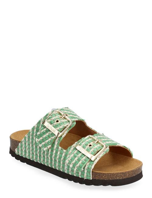 Se Scholl Sl Noelle Raffia Scholl Green ved Booztlet