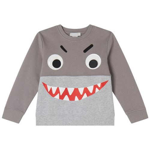 Stella McCartney Kids Sweatshirt Med Hajprint Grå | Grå | 6 years