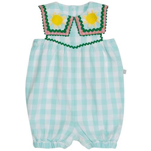 Se Stella McCartney Kids Gingham Romper Grøn | Grønn | 24 months ved Babyshop