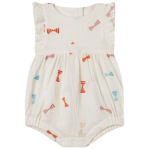 Se Stella McCartney Kids Broderet Romper Cremefarvet |  | 24 months ved Babyshop