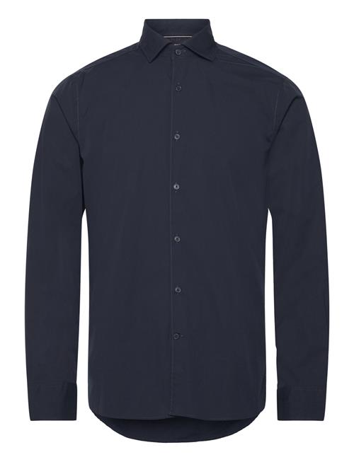 Tommy Hilfiger Dc Flex Poplin Solid Sf Shirt Tommy Hilfiger Navy