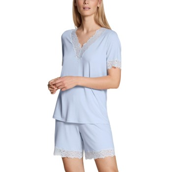 Calida Elegant Dreams Short Pyjama Lyseblå modal Medium Dame