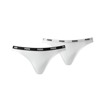 Puma Trusser 2P Iconic Bikini Hvid X-Small Dame