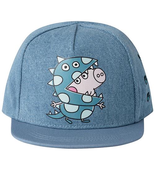 Se Name It Name It Kasket - Denim - NmmAmani Peppa Pig - Provincial Blue ved KidsWorld